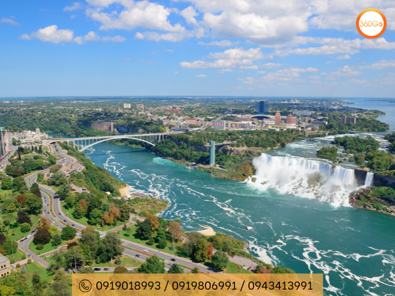 Thác Niagara dòng nước chảy không bao giờ ngừng - Du lịch 360Go